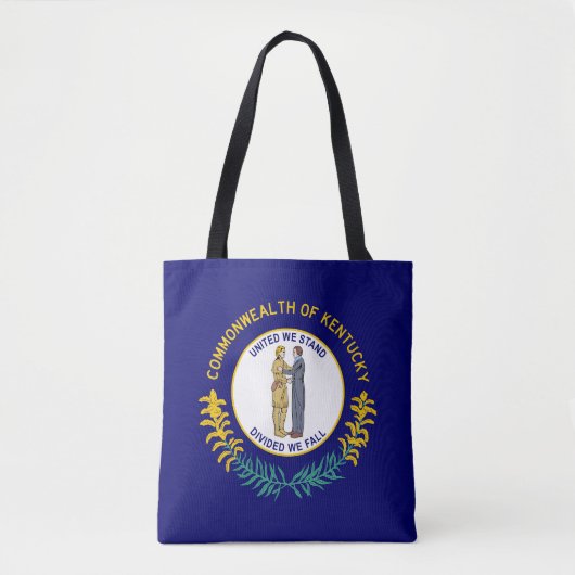 Kentucky Staatsvlag Tote Bag (Voorkant)