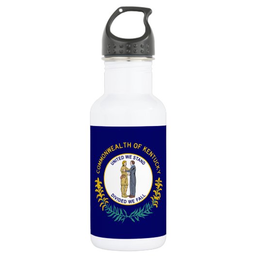 Kentucky Staatsvlag Waterfles (Voorkant)