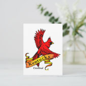 Kentucky State Bird Briefkaart (Staand voorkant)