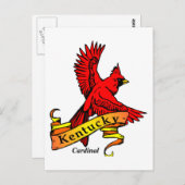 Kentucky State Bird Briefkaart (Voorkant / Achterkant)