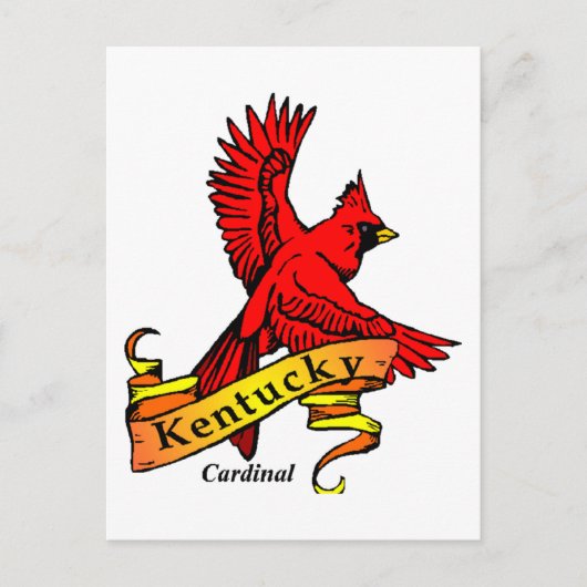 Kentucky State Bird Briefkaart (Voorkant)