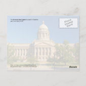 Kentucky State Capitol Building, Franfort, KY Briefkaart (Achterkant)