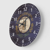 Kentucky State Flag op Old Wood Gradin Grote Klok (Hoek)