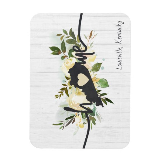 Kentucky State gepersonaliseerd uw thuis stad rust Magneet (Verticaal)