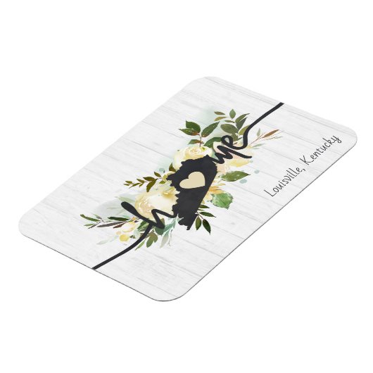 Kentucky State gepersonaliseerd uw thuis stad rust Magneet (Linkerzijde)