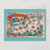 Kentucky State Map Briefkaart (Voorkant)
