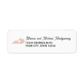 KENTUCKY State Map met hart - ELKE KLEUR! Etiket (Voorkant)