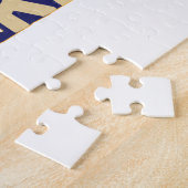 Kentucky State Name Word Art Yellow Legpuzzel (Zijkant)