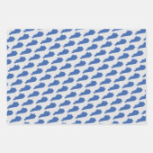 Kentucky State Pattern on Blue Inpakpapier Vel (Voorkant 2)