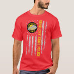 Kentucky State Police American Flag  T-shirt<br><div class="desc">Kentucky State Police American Flag  .</div>