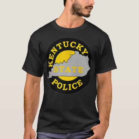 Kentucky State Police Zip  T-shirt (Voorkant)