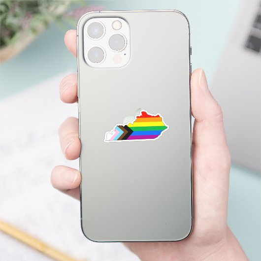 Kentucky State Pride LGBTQ Progress Pride Sticker (Telefoon)
