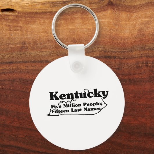 Kentucky State Slogan Sleutelhanger (Voorkant)