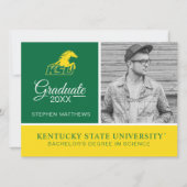 Kentucky State University afgestudeerd Kaart (Voorkant)
