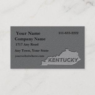 Kentucky State Visitekaartje gesneden stenen look