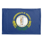 Kentucky State Vlag Print Patriot Kussensloop (Achterkant)