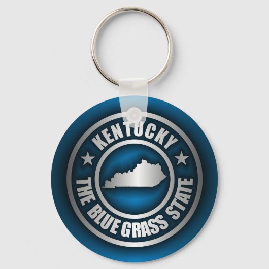 "Kentucky Steel (Blue)" Sleutelhanger (Voorkant)
