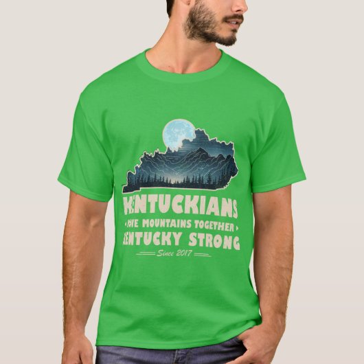 Kentucky sterk sinds 2017 t-shirt (Voorkant)