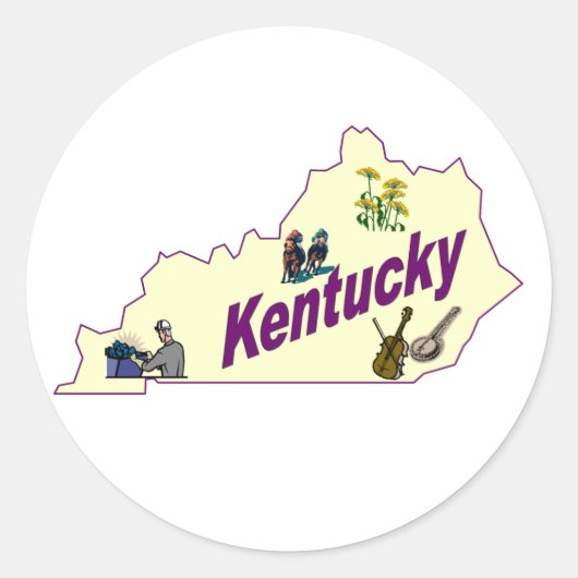 Kentucky Sticker (Voorkant)