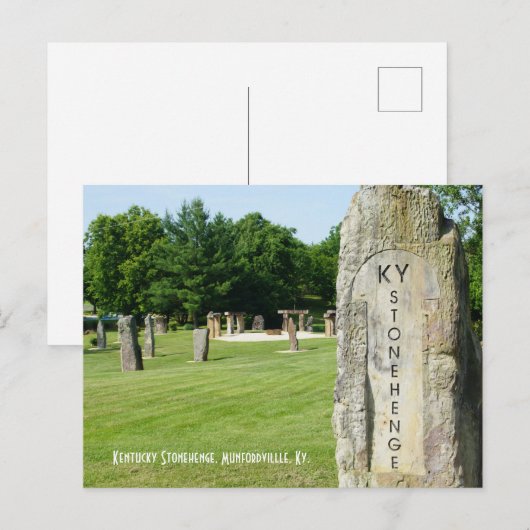 Kentucky Stonehenge Briefkaart (Voorkant / Achterkant)