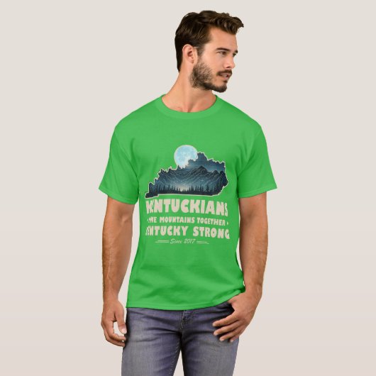 Kentucky strong since 2017 t-shirt (Voorkant volledig)