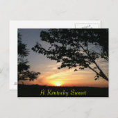 kentucky sunset briefkaart (Voorkant / Achterkant)