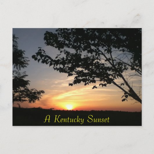 kentucky sunset briefkaart (Voorkant)