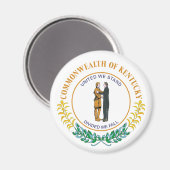 Kentucky-teken Magneet (Voorkant / Achterkant)