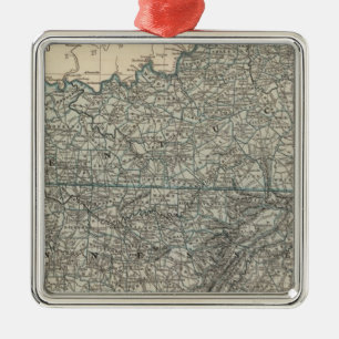 Kentucky, Tennessee 2 Metalen Ornament