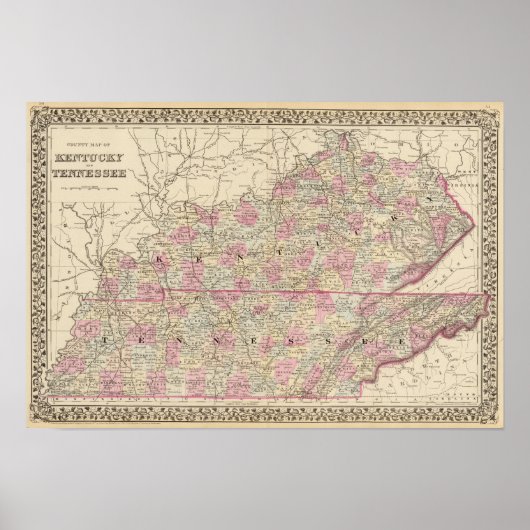 Kentucky, Tennessee 2 Poster (Voorkant)