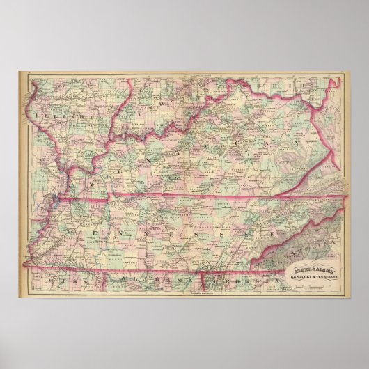 Kentucky, Tennessee 2 Poster (Voorkant)
