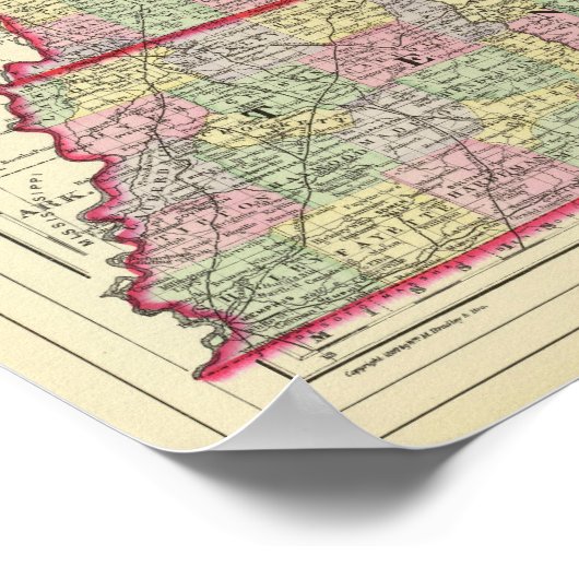 Kentucky, Tennessee 3 Poster (Hoek)