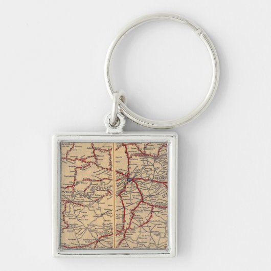 Kentucky, Tennessee 3 Sleutelhanger (Voorkant)
