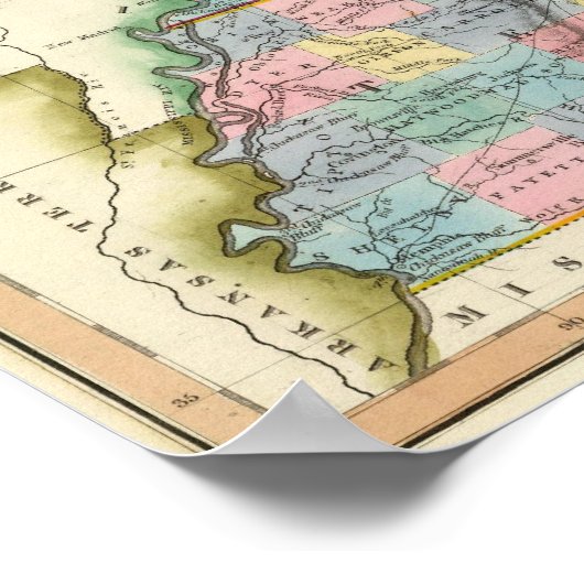 Kentucky, Tennessee 4 Poster (Hoek)