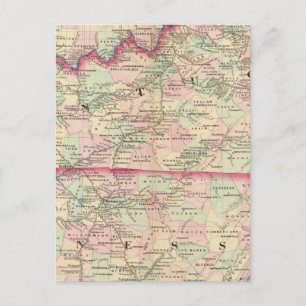 Kentucky, Tennessee Briefkaart