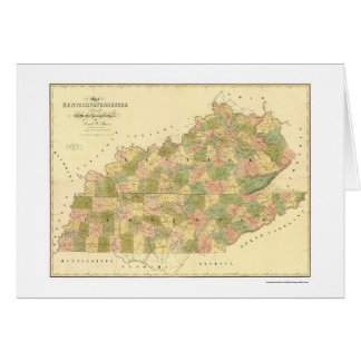 Kentucky & Tennessee Railroad Map 1839