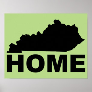 Kentucky Thuis Weg Van Poster Bord