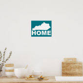 Kentucky Thuis Weg Van Staat Poster Bord (Keuken)