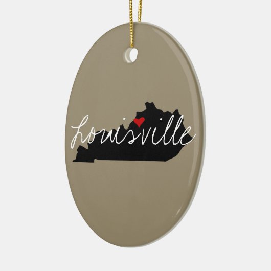 Kentucky Town Keramisch Ornament (Links)