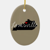 Kentucky Town Keramisch Ornament (Voorkant)