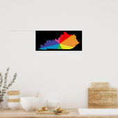 Kentucky trots. poster (Keuken)