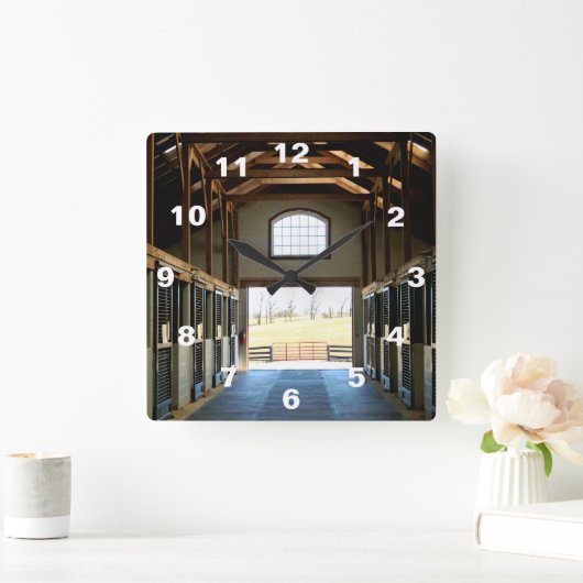 Kentucky Uitzicht uit de schuur Vierkante Klok (Huis)