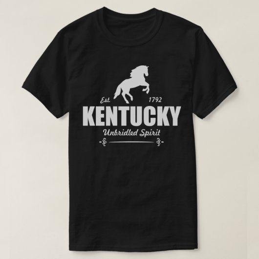 Kentucky Unbridled Spirit Cute Fun T-shirt (Design voorkant)
