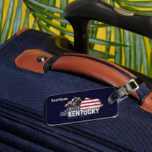 Kentucky United States Retro State Map  VS