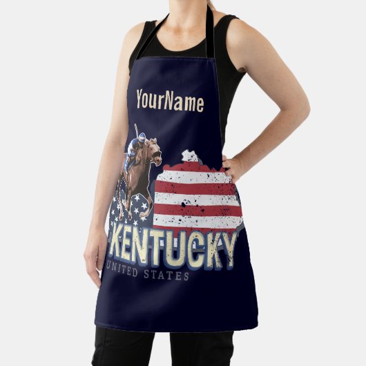 Kentucky United States Retro State Map  VS Schort (Insitu)