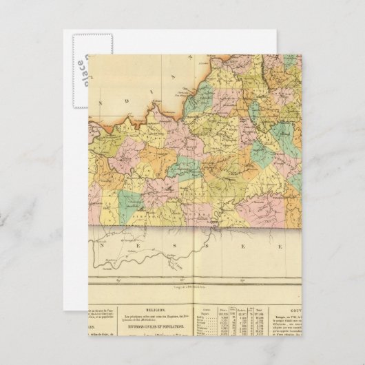 Kentucky US Briefkaart (Voorkant / Achterkant)