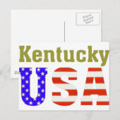 Kentucky USA! Briefkaart (Voorkant / Achterkant)