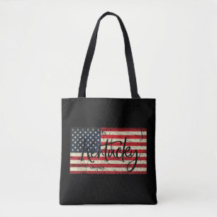 Kentucky USA Kaart Sterren Tote Bag