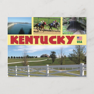 Kentucky USA Multiview Foto's Briefkaart