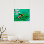 Kentucky USA Poster (Keuken)